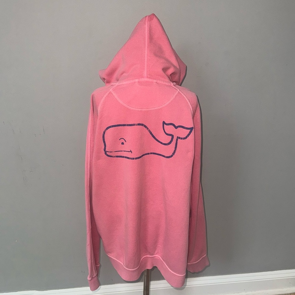 🛑CLEARANCE 🛑 Vineyard Vines Boys Zip Hoodie- lobster color